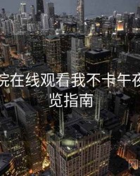 神马影院在线观看我不卡午夜功能总览指南