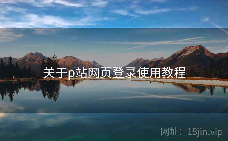 关于p站网页登录使用教程