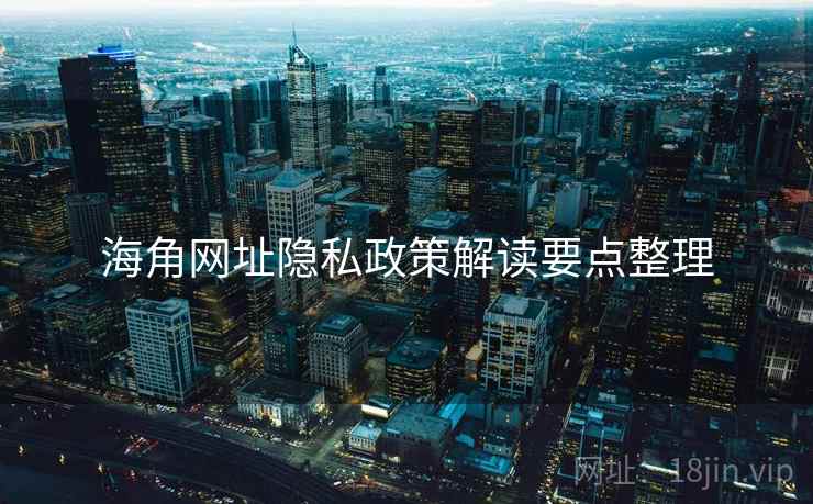 海角网址隐私政策解读要点整理