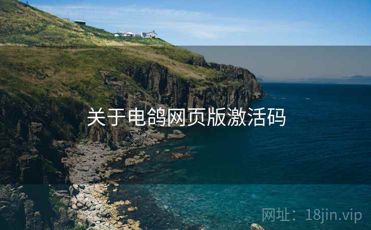 关于电鸽网页版激活码