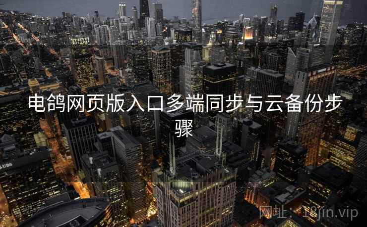 电鸽网页版入口多端同步与云备份步骤