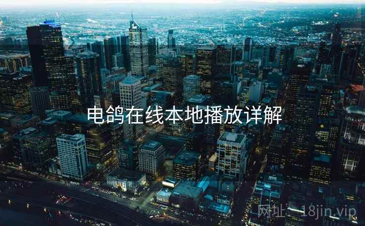 电鸽在线本地播放详解