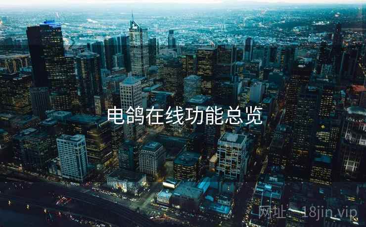 电鸽在线功能总览