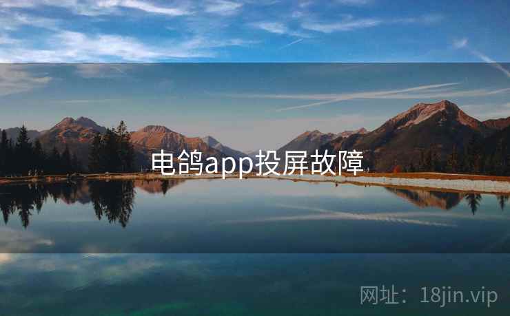 电鸽app投屏故障