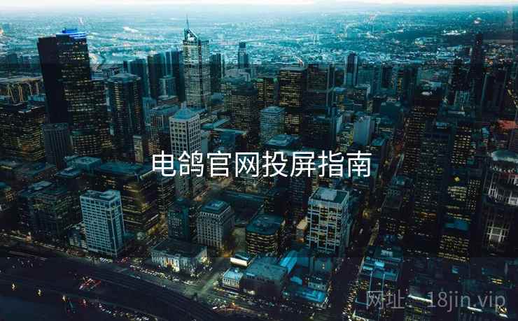 电鸽官网投屏指南